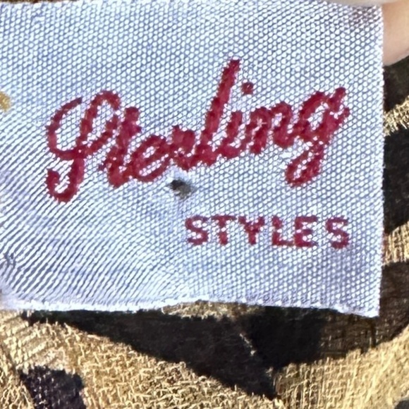 Sterling Styles Reversible Animal Print Metallic Midi Skirt 2X/3X Boho Leopard - Picture 9 of 10